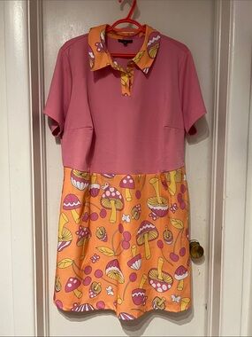 Smak Parlour Mushroom Polo Dress